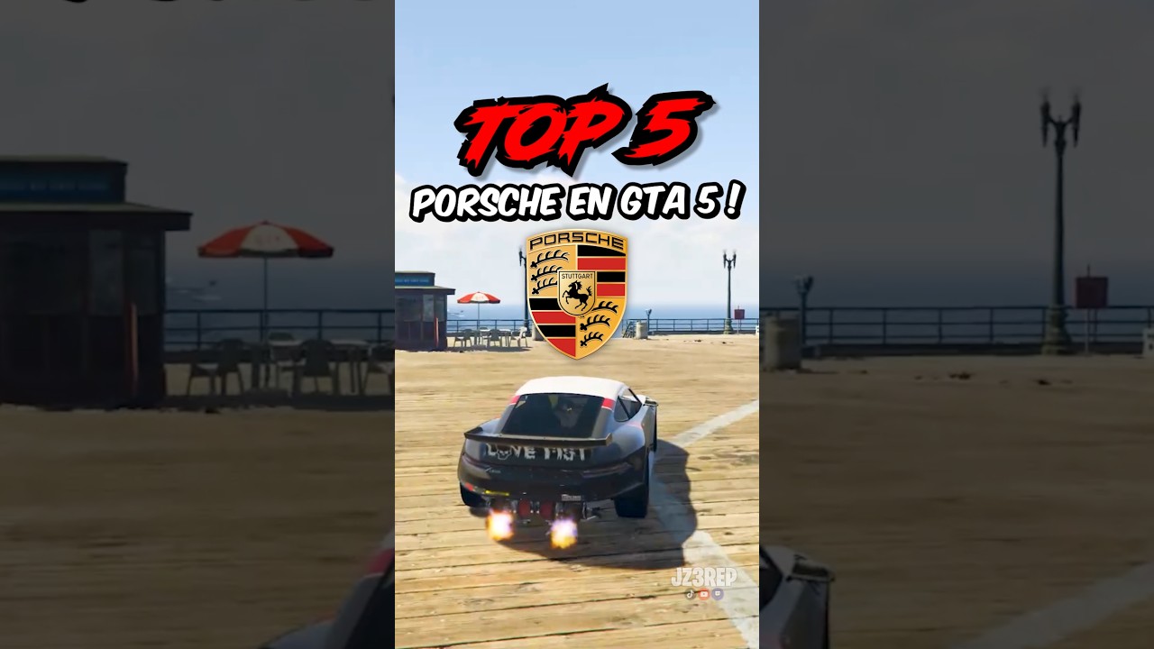 TOP 5 PORSCHE en GTA 5 🔥 #gta #gta5