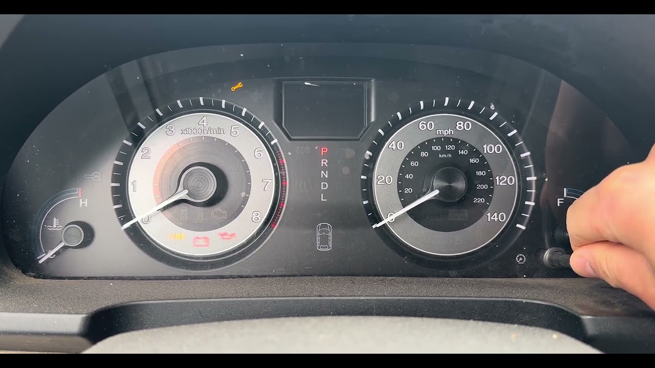 How to reset 2011 Honda Odyssey 