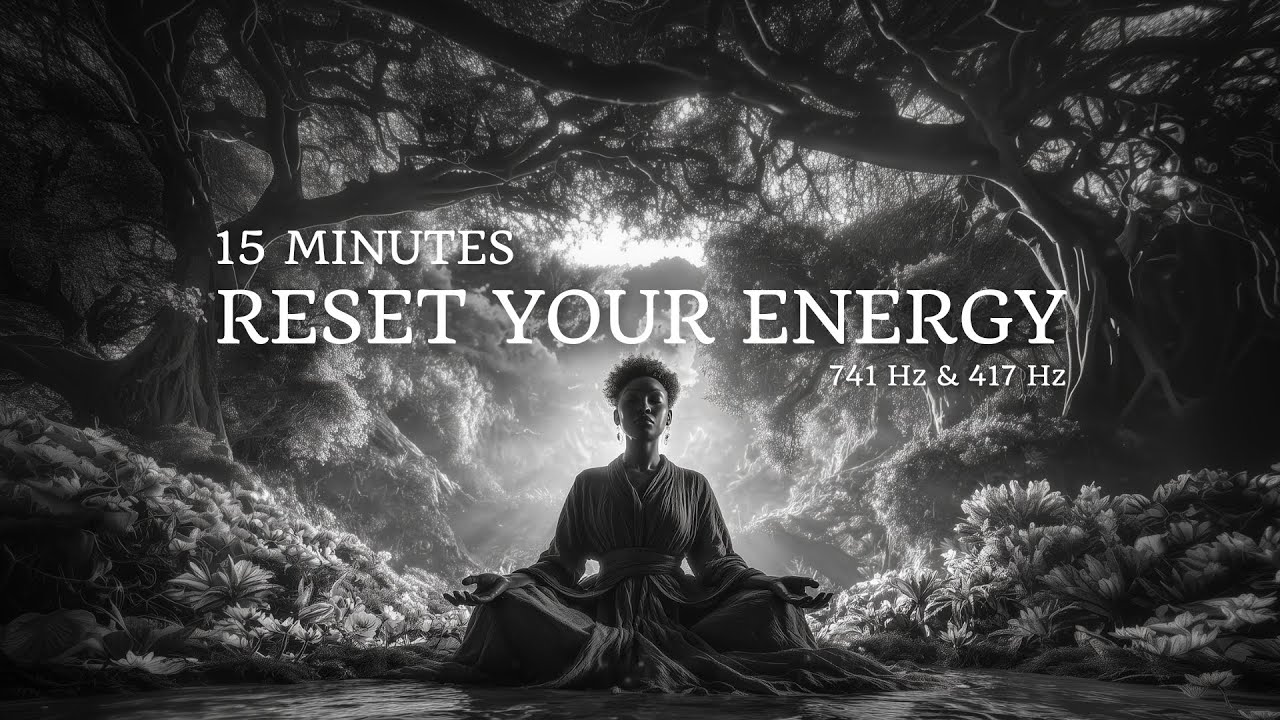 ⚡15 Minutes Energy Cleanse | 417Hz & 741Hz Reset Your Life Clear Blocks • Clean Mind • Fresh Start