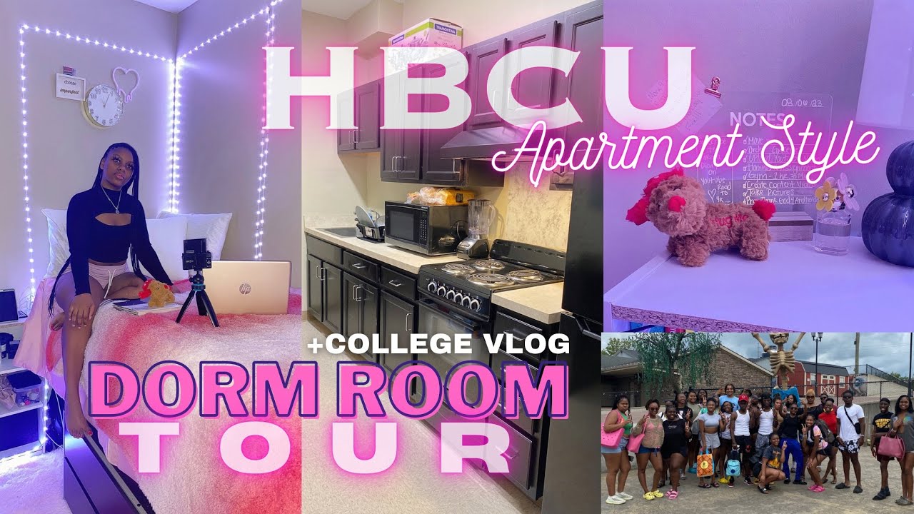 HBCU APARTMENT STYLE DORM ROOM TOUR ( MPC) + HBCU VLOG (Central State University)