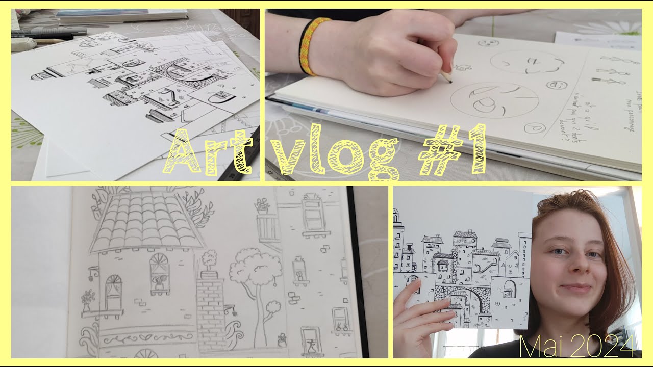 Art vlog #1 ( un week-end fait de nouveaux projets )