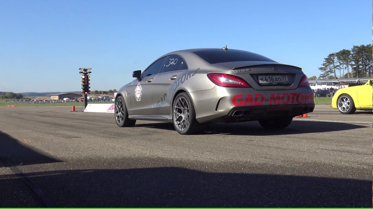 MONSTROUS 1200HP Mercedes CLS 63 AMG | Thunderous 1/4 Mile Run at Flugplatzblasen 2016