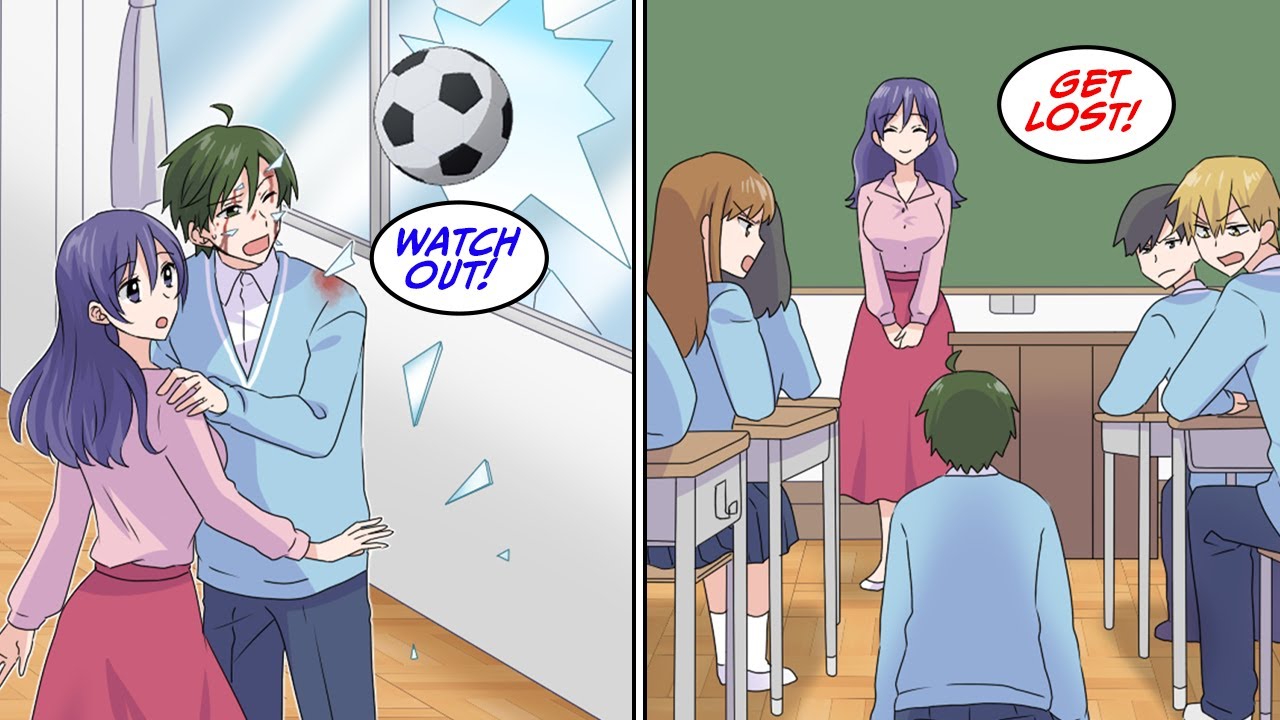 Helped out this teacher, but then… [Manga Lab]