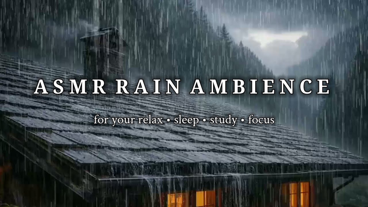 Sleep Instantly with Rain Sounds 🌧️ | ASMR Rain for Deep Relaxation
