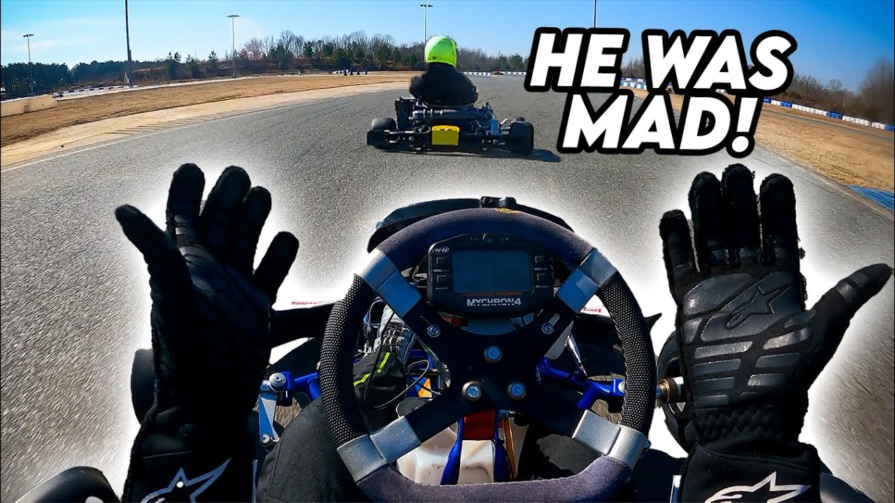 GO-KART DRIVER GET'S ANGRY *TRIES TO WRECK ME*
