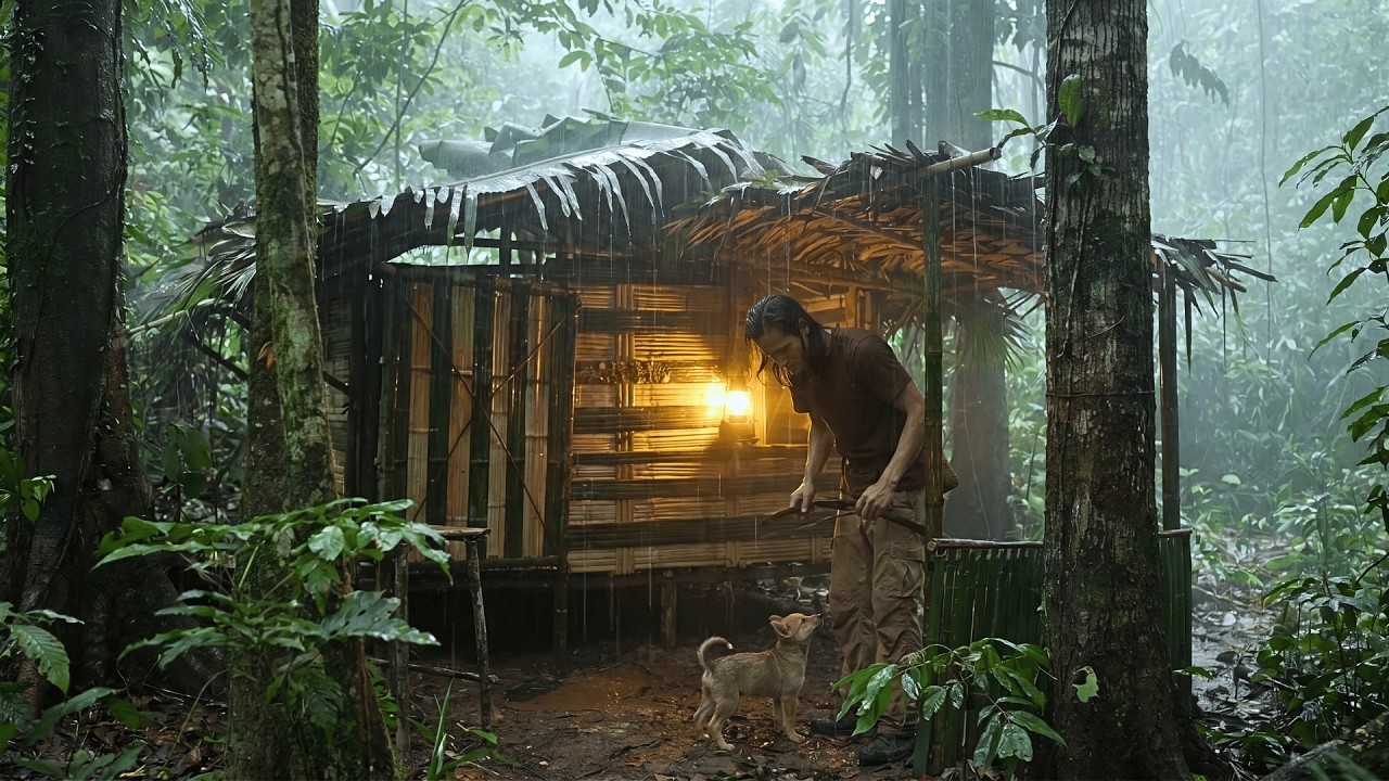 Deep in the Rainforest, I Built a Secret Shelter No One Would Find | Survival Instinct | Ep19