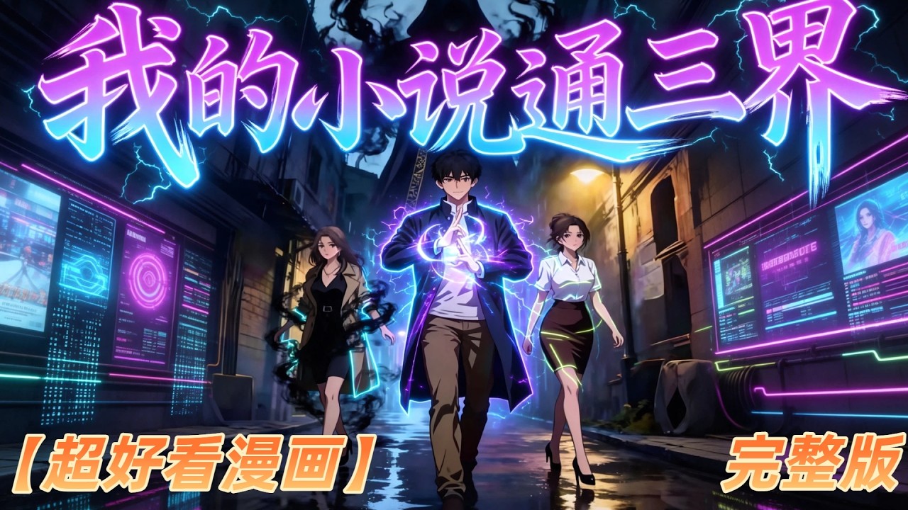 一口气看完【我的小说通三界】完整版 | 废柴写手逆袭三界主宰全流程 #我的小说通三界 #漫剧合集 #玄幻爽文