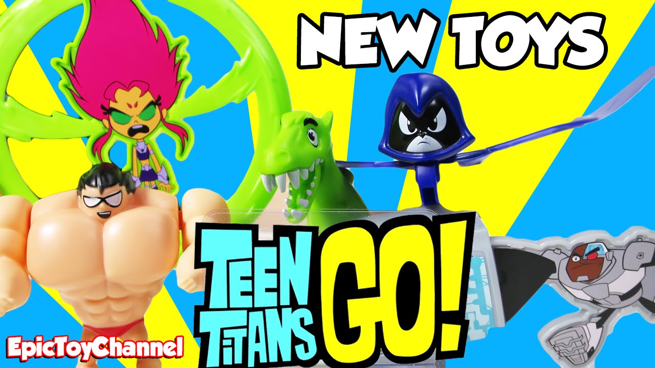 NEW TEEN TITANS GO! Toys + New Cyborg, Robin, Raven & Beast Boy Teen Titans Toys by Epic Toy Channel