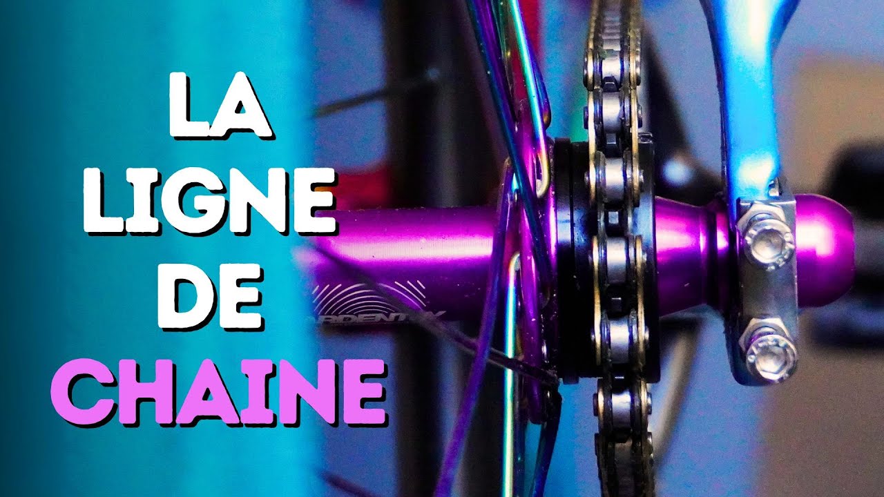 C'est quoi la LIGNE DE CHAINE sur un vélo ❓🤔