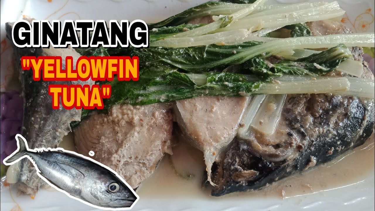 #Ginataangisda #Dishwithcoconutcream  GINATAANG YELLOWFIN WITH PECHAY!