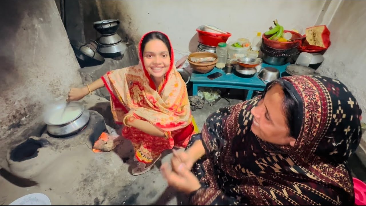 আজ প্রথম রান্নাঘরে নতুন বউ হিসেবে শ্বশুর-শাশুড়ির জন্য পায়েস রান্না করলাম||TANJU