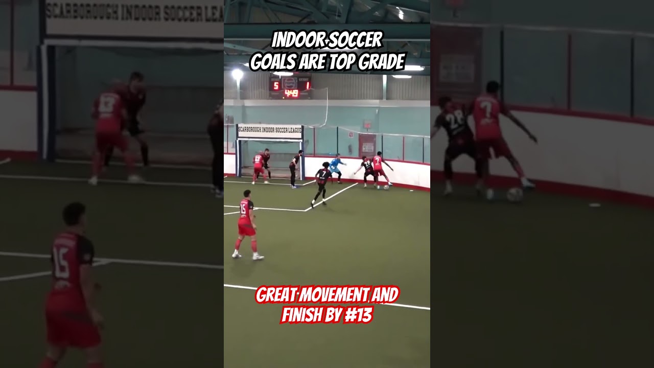 Indoor Arena Soccer has some of the nicest goals you will see in any form of soccer. #indoorsoccer