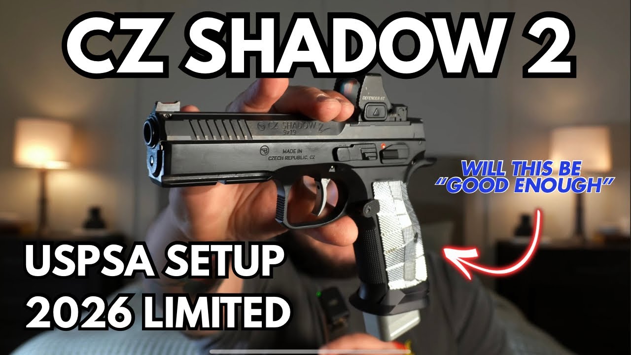 CZ Shadow 2 Competition Setup | Cajun Gun Works Trigger + Vortex Defender | USPSA Ready