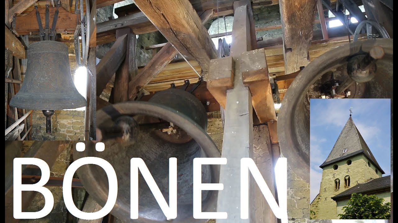 BÖNEN (D - NRW): Ev. Alte Kirche: Vollgeläute & Einzelglocken