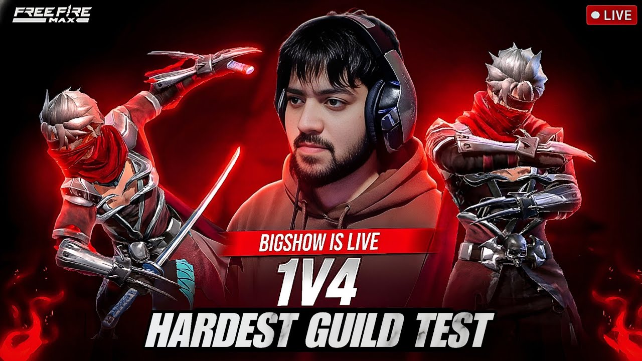 🔴1V1 LIVE GUILD TEST 🔥 ARE YOU NEW PLAYER OF X2 ☠️#freefirelive #nonstopgaming