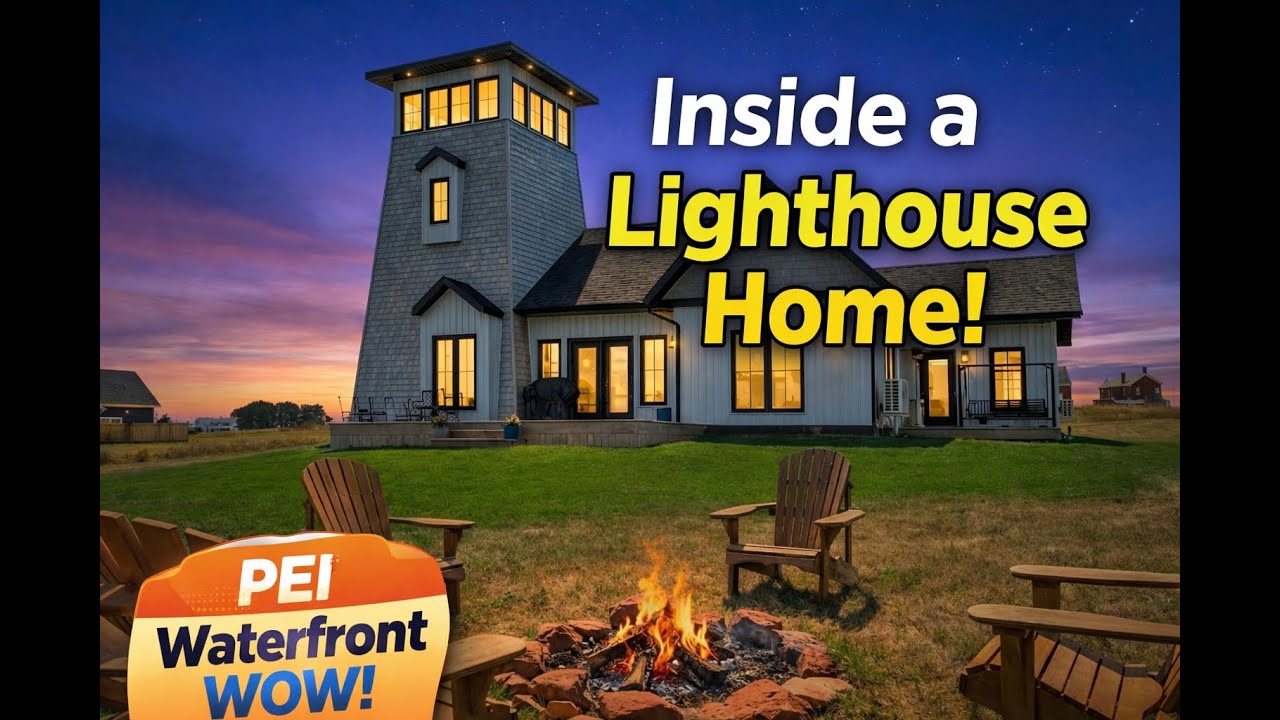 Inside a PEI Waterfront Home With Lighthouse Tower & Private Beach | 66 Notre Dame Road