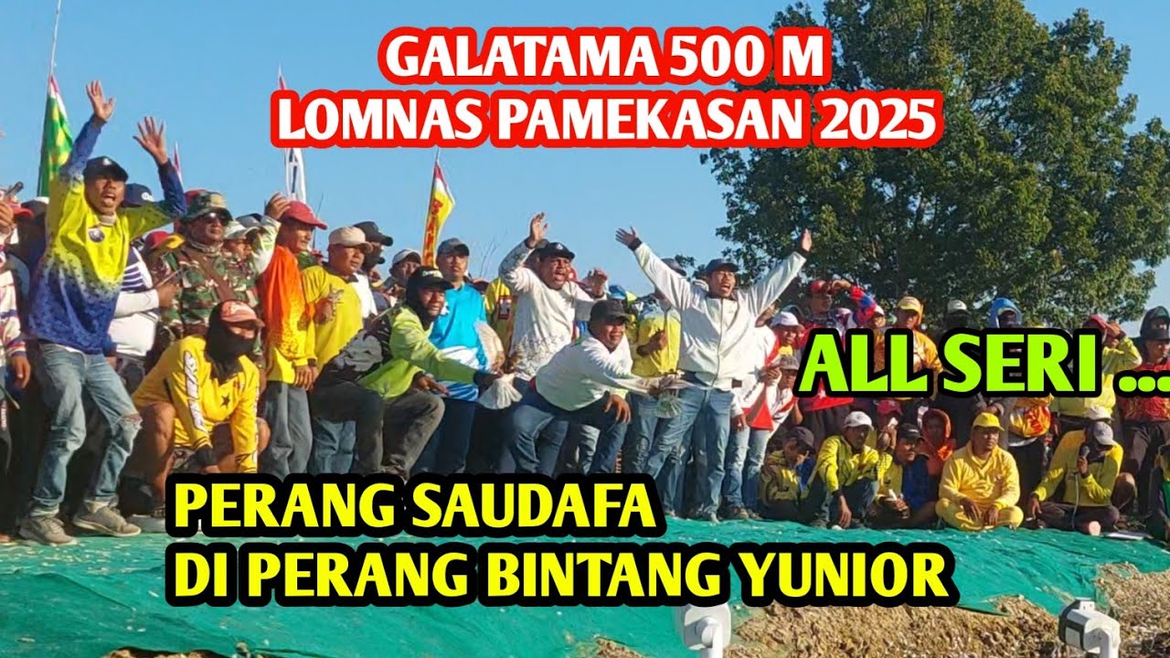 Babak ke dua & semifinal Galatama 500 M lomnas pamekasan 2025