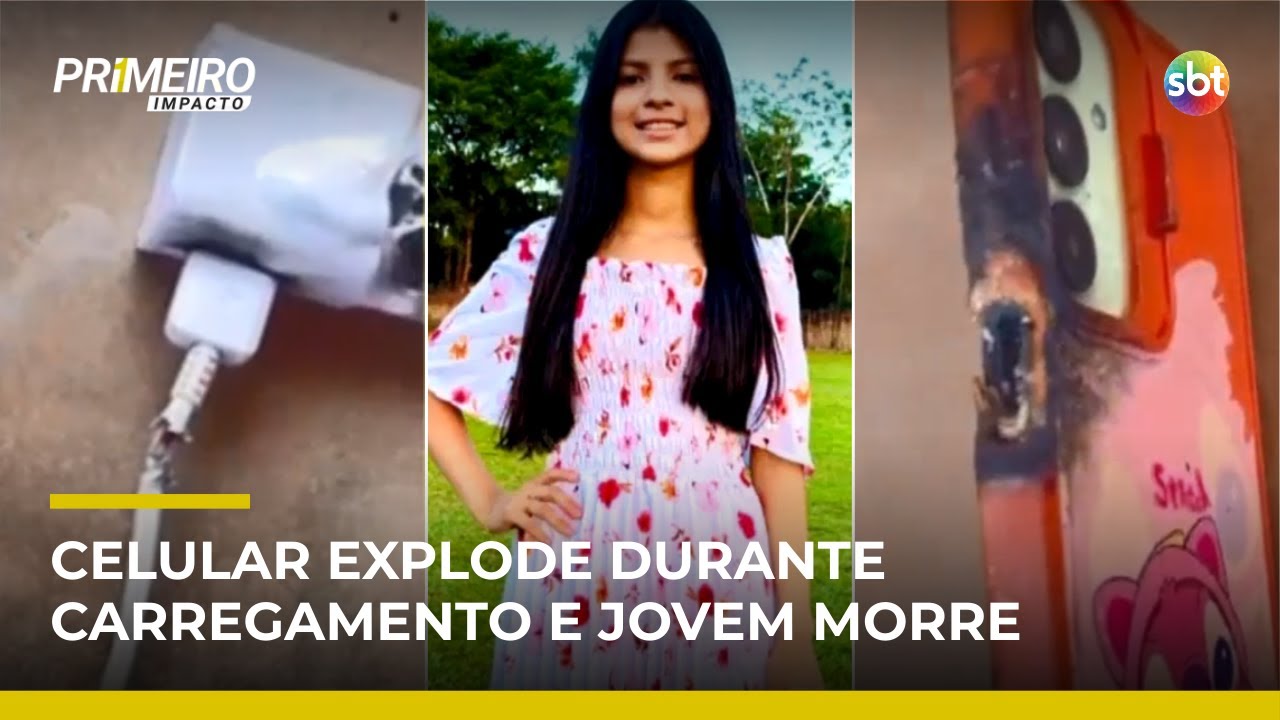 Adolescente morre após explosão de celular durante carregamento no Pará | #PrimeiroImpacto