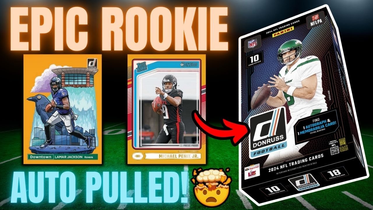 First Ever Dual Downtowns!🤯2024 Donruss Football Hobby Box Rip!🏈🔥