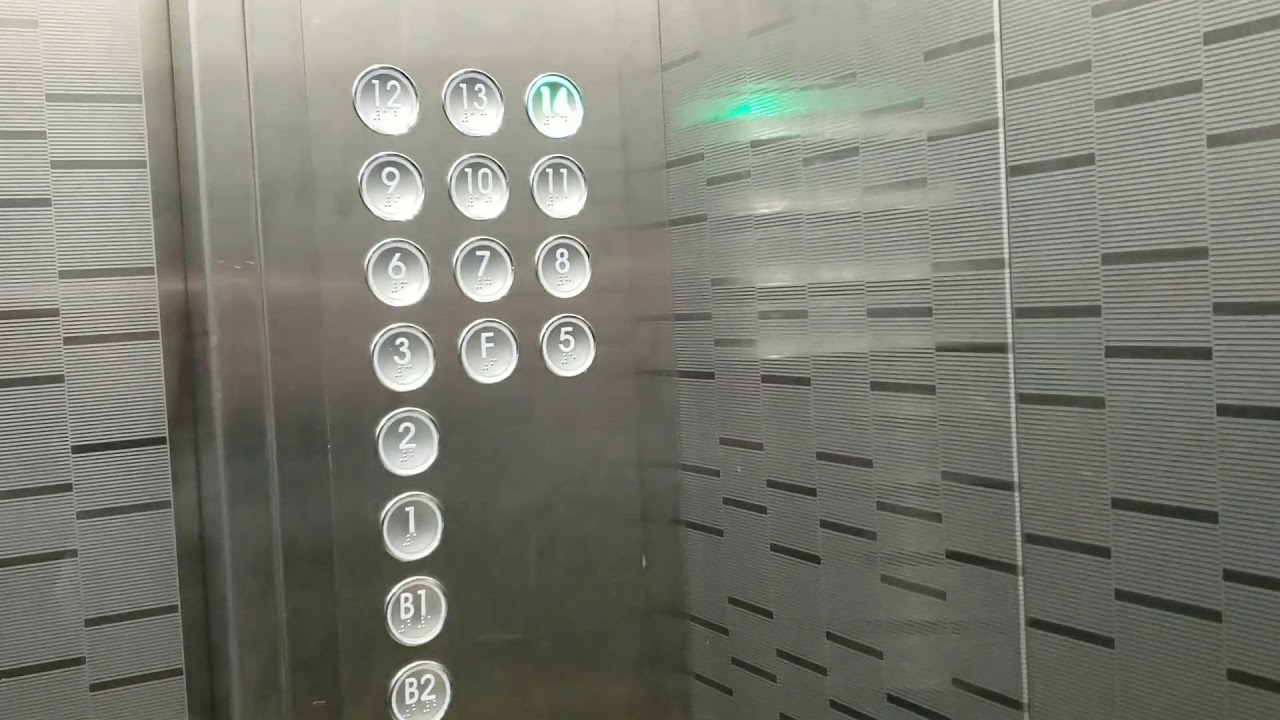 Awesome 2017 Hyundai Traction Elevators @The State Sunyu Hotel, Seoul South Korea
