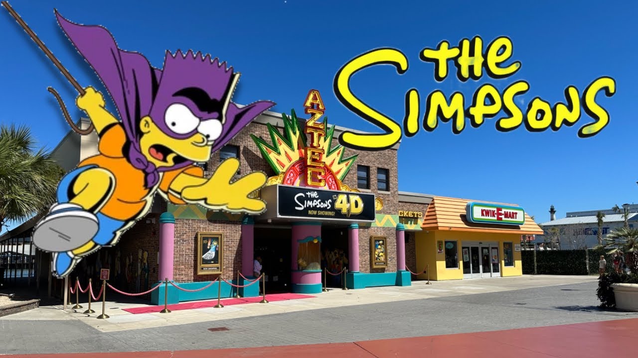The Simpsons 4D Attraction and Kwik-E-Mart In Myrtle Beach South Carolina