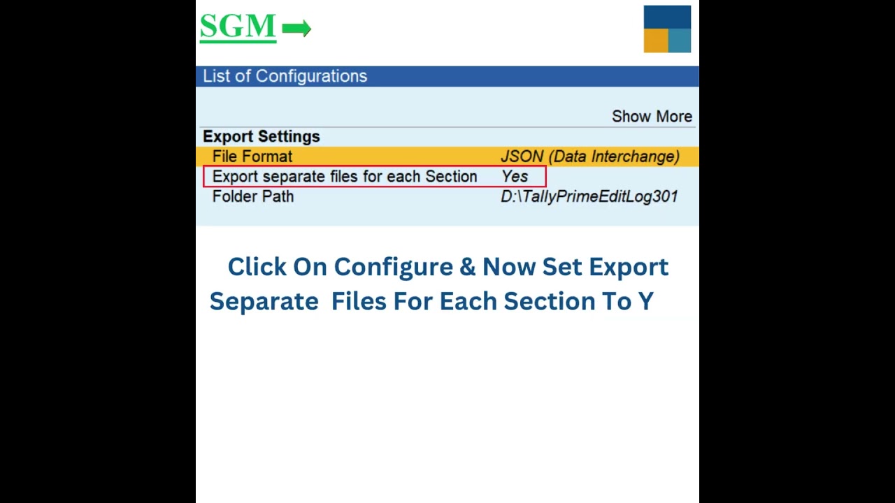 HOW TO EXPORT GSTR 1 JSON FILE FOR EACH SECTIONS IN TALLY PRIME
