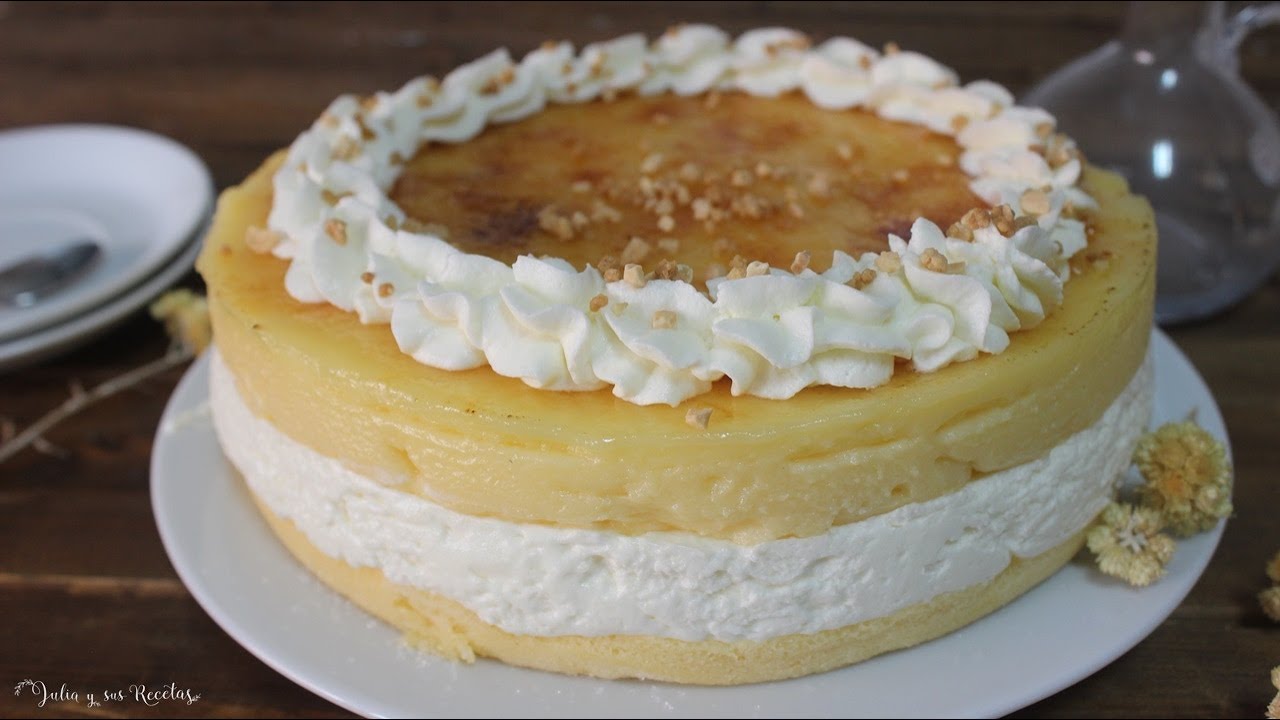 Tarta Goxua. De crema y nata😍DELICIOSA! POSTRE TRADICIONAL VASCO.