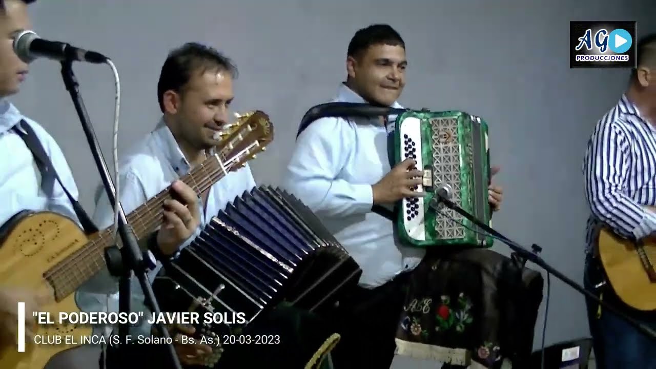 JAVIER SOLIS EN VIVO | CLUB EL INCA (S. F. Solano - Bs. As.) 20 02 2023  @A.G.Producciones