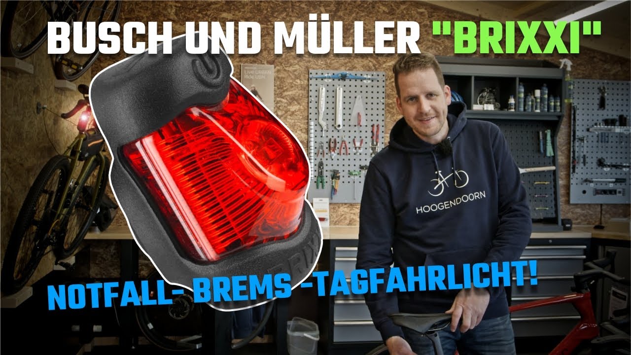 🚨 Brixxi Rücklicht: Bremslicht, Sensorautomatik & Notbremsfunktion – StVZO-konform & ultrahell!