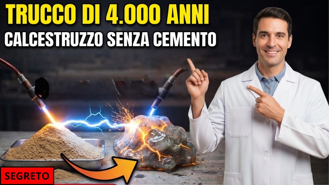 Sabbia + alta tensione calcestruzzo libero senza cemento: il trucco di 4.000 anni che hanno nascosto