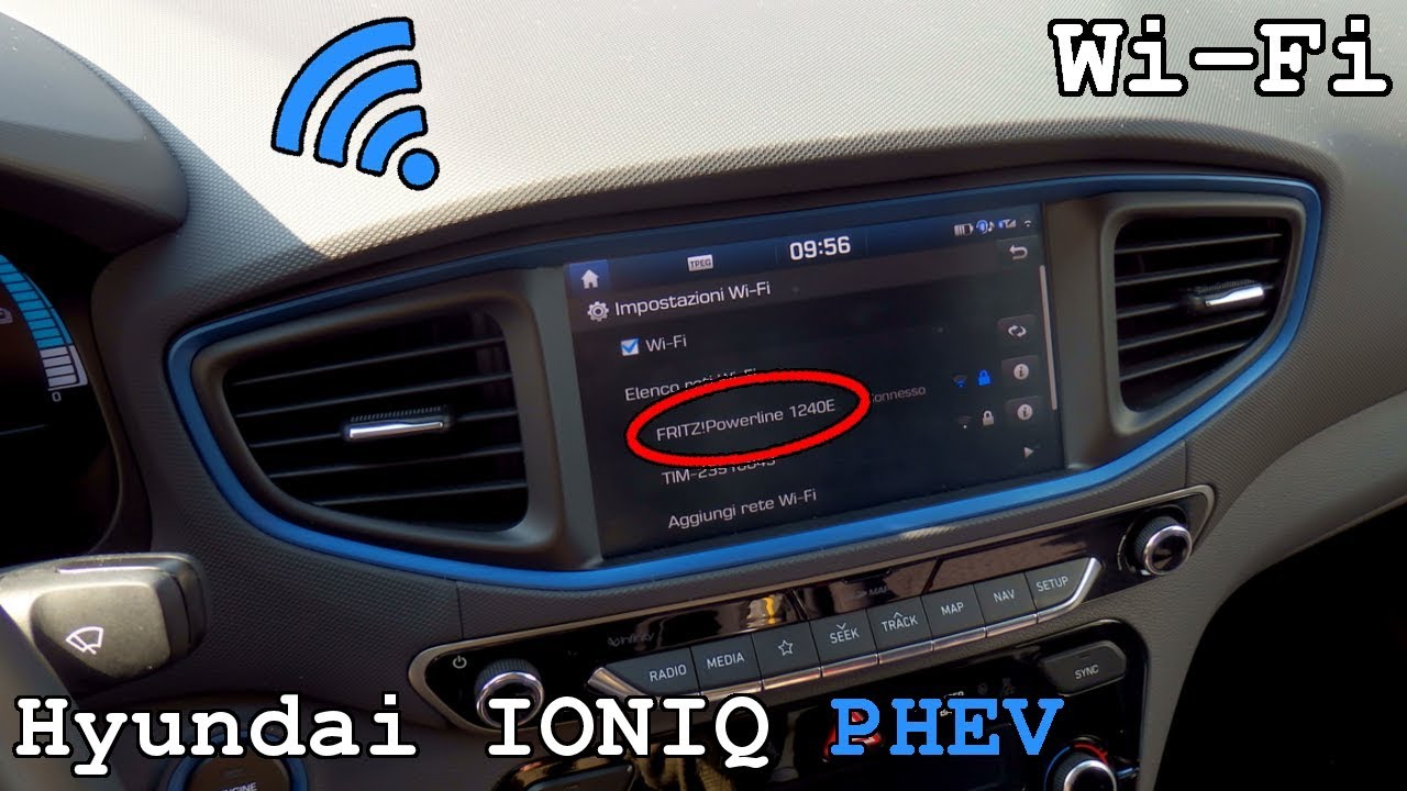 HYUNDAI Ioniq PHEV &bull; #4 - Wi-Fi connection for TOM TOM Live Services