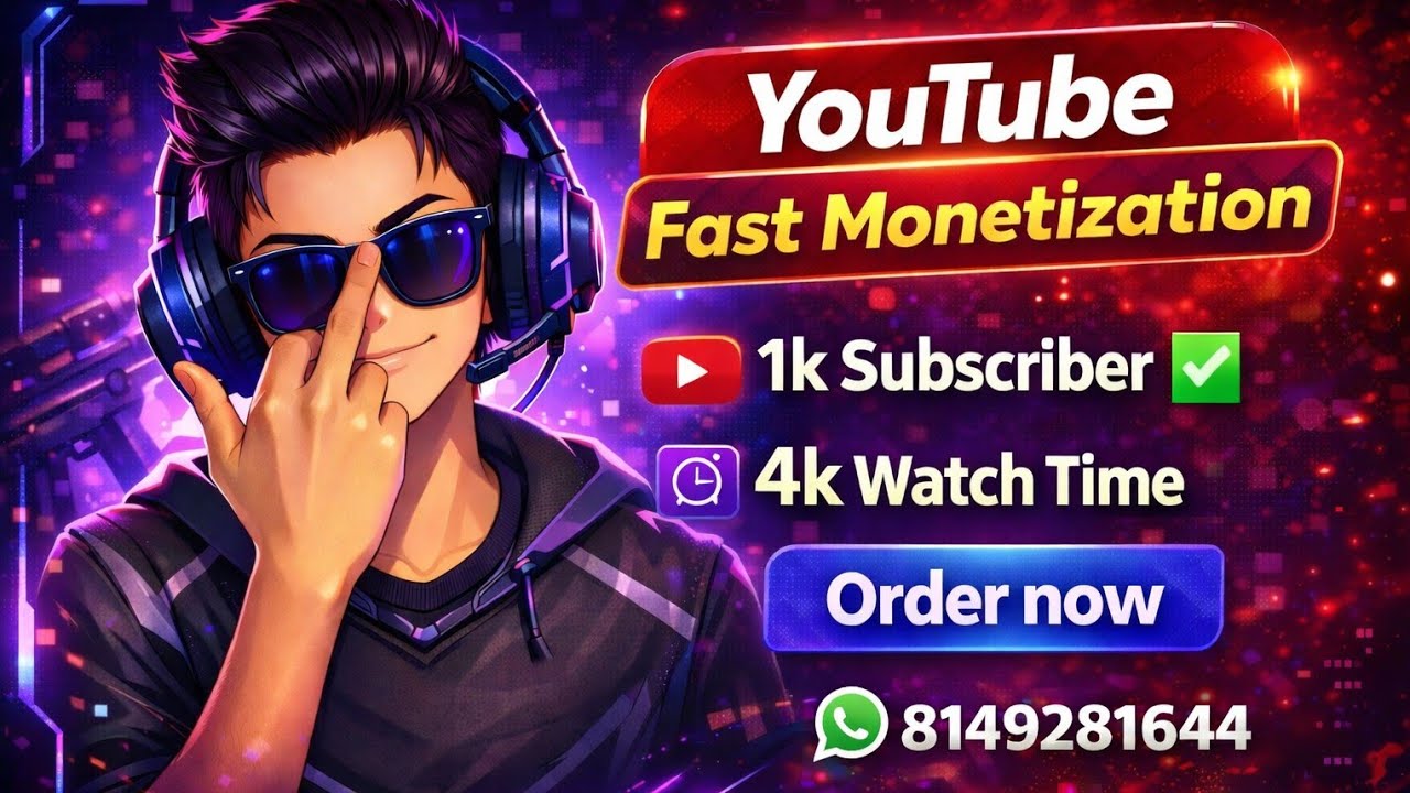 Youtube Fast Monetization ✅💵#1ksubscriber#4kwatchtime