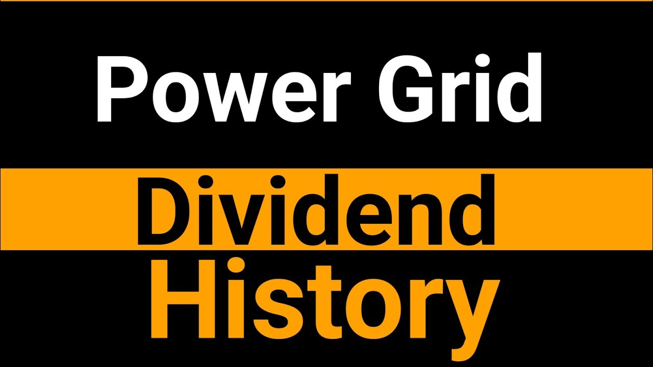 Power Grid share dividend history