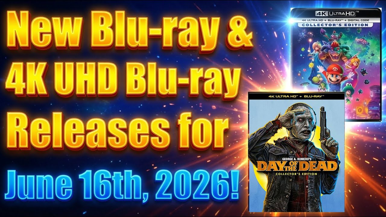 Новинки Blu-ray и 4K UHD Blu-ray от 16 июня 2026 года!