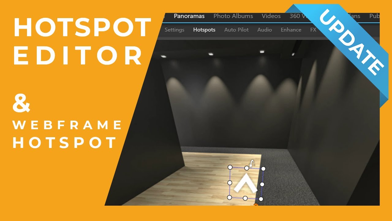 3DVista's new Hotspot Editor tutorial basic overview [2021]