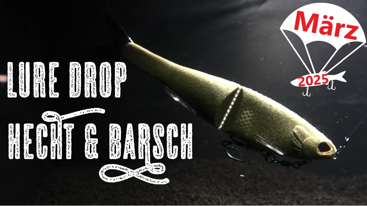 Reingeschissen...  März Lure Drop von Hecht & Barsch 2026 Wasser-UV-Test