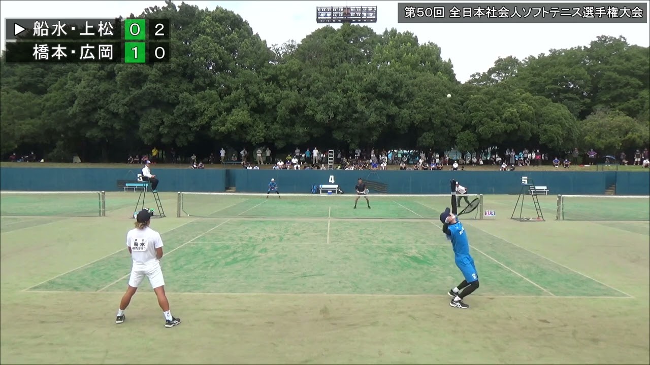 2022年 全日本社会人 一般男子 準決勝1 船水颯人・上松俊貴（東京:稲門クラブ・広島:NTT西日本 対 橋本旭陽・広岡宙（三重:三重高クラブ・広島:NTT西日本）