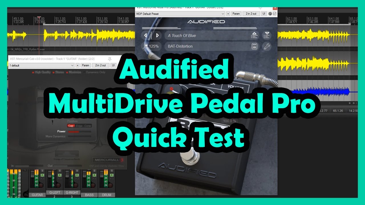 Audified MultiDrive Pedal Pro Quick Test