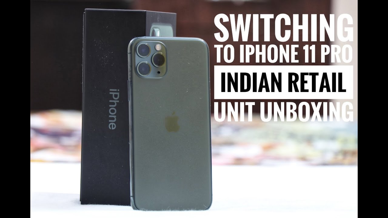 Apple iPhone 11 Pro Indian Retail Unit Unboxing