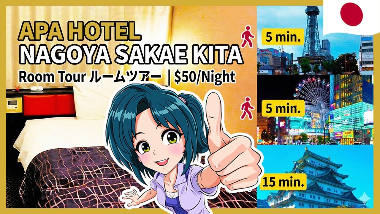 $50/Night in Nagoya: What You Actually Get (APA Hotel Tour)