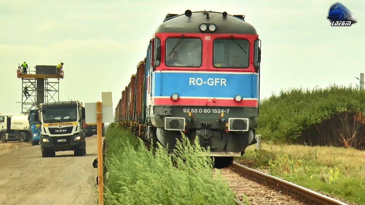 Stadiul Lucrărilor de Modernizare și Electrificare & Tren de Marfă GFR în Săcădat - 29 Iulie 2025