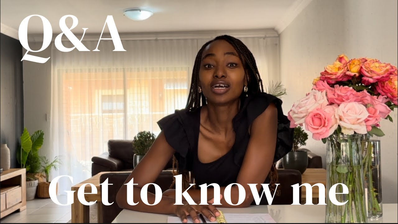Get to know me | First YouTube video | South African YouTuber