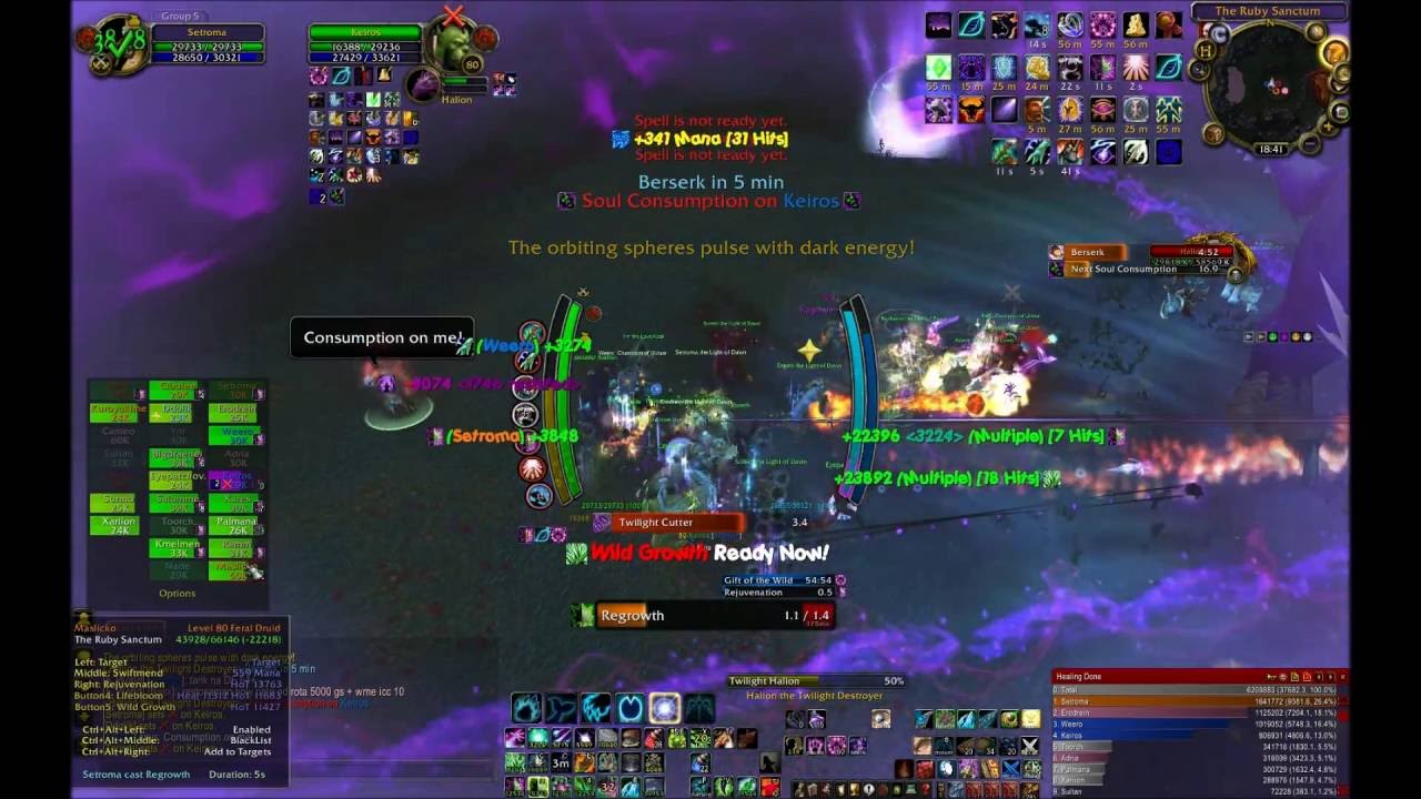 ERROR loading guild name vs Halion 25HC