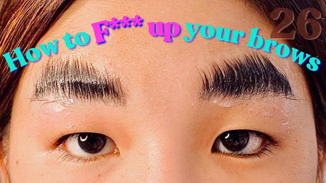 Why you shouldn’t do your own brow lamination at home (Spoiler: Tragic aftermath)