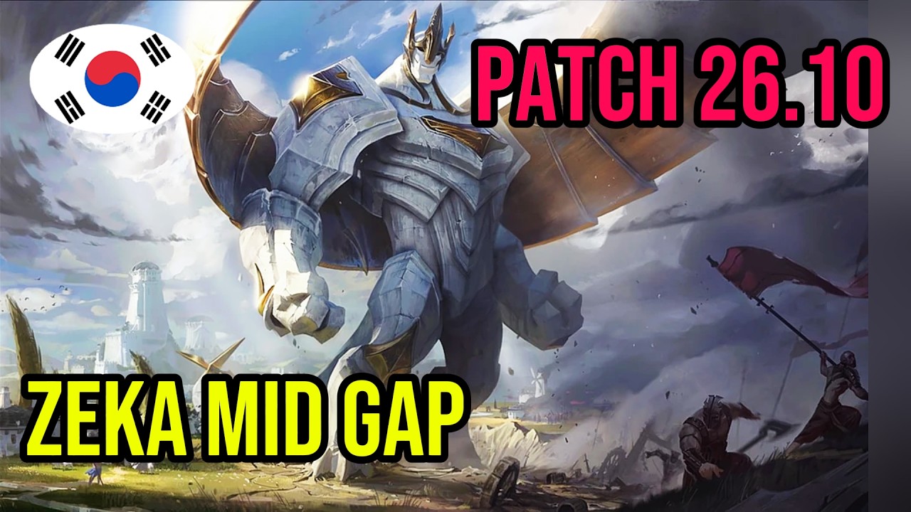 2818 LP Galio Mid Full Gameplay | Challenger HLE Zeka | Patch 26.10