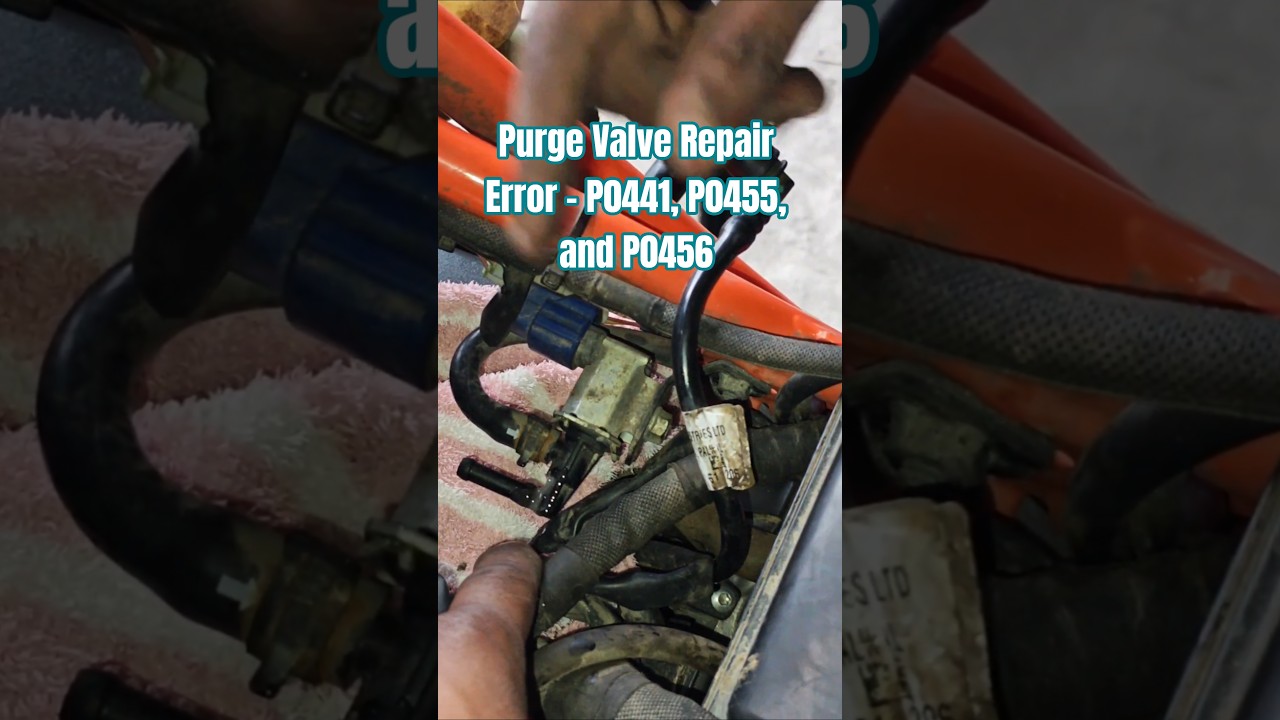 pause valve purge, velve repair | P0441, P0455, and P0456 #valverepair