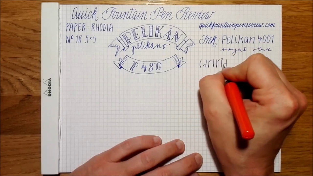 Pelikan Pelikano P480 Quick Fountain Pen Review