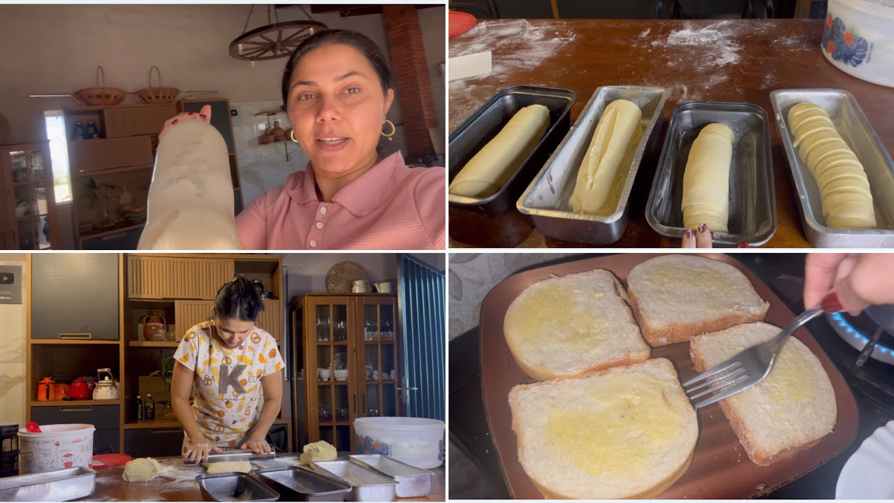 Fermentação NATURAL | Dois dias fazendo PÃO 🍞 | Passo a Passo | Cuidando do 🪴