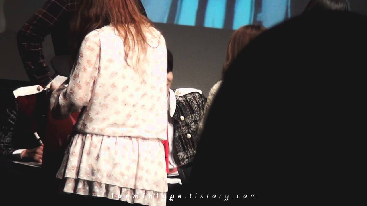 131018 신촌 팬사인회 태민 [DO NOT REUPLOAD AND EDIT]