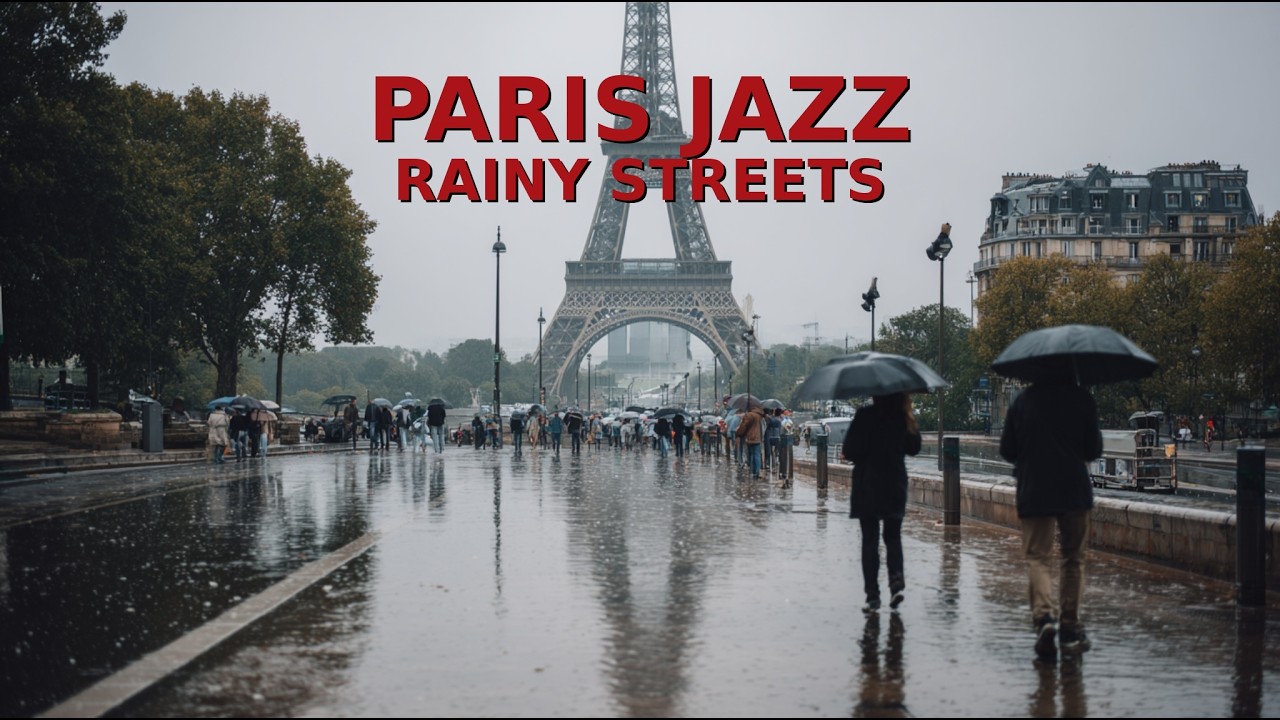 Rainy Night in Paris : Paris Jazz | Playlist (2 Hours) | Acrosswave City Series